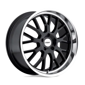 TSW Wheels – TREMBLANT – Black – 18″x9.5″ 35mm – Summer Wheels – 1895TRM355112B72